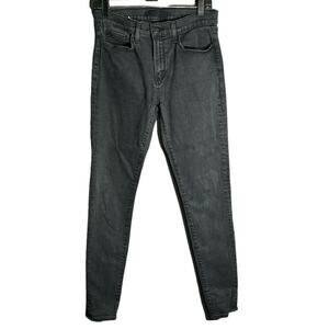 Joe’s Flawless Mid Rise Skinny Black Jeans Size 30